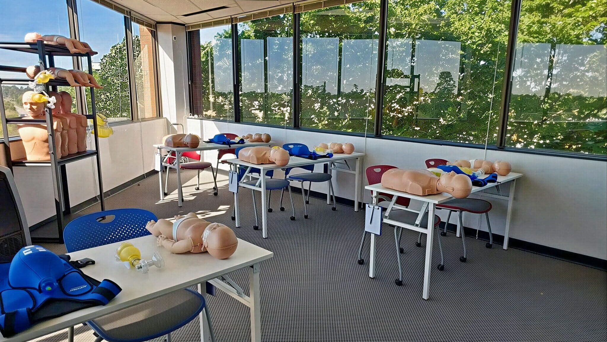 North Houston CPR training classroom